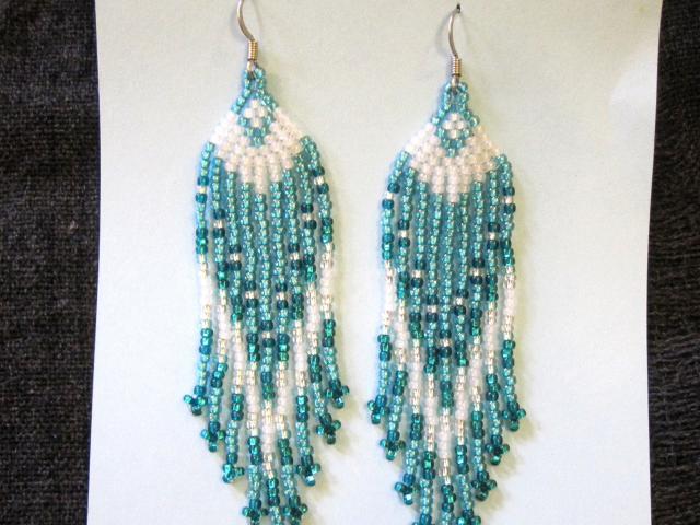 Beaded Fringe Earrings