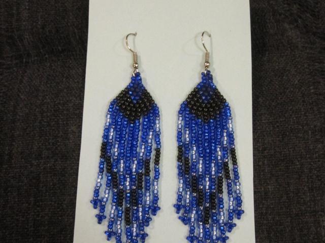 Beaded Fringe Earrings