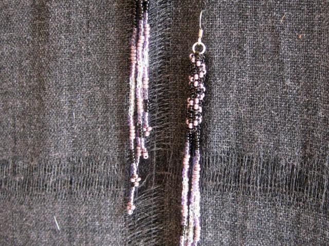 Beaded Fringe Earrings