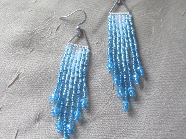 Beaded Fringe Earrings