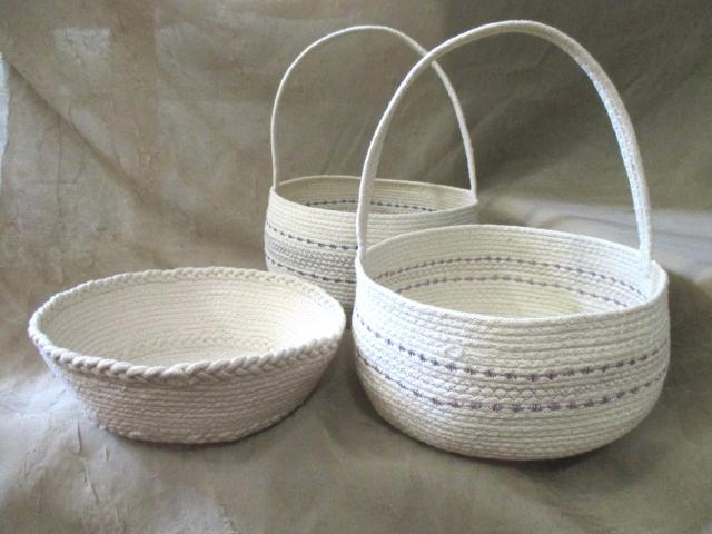 Cotton Rope Basket, Gift Basket, Craft Basket, Gathering Basket, Storage Basket