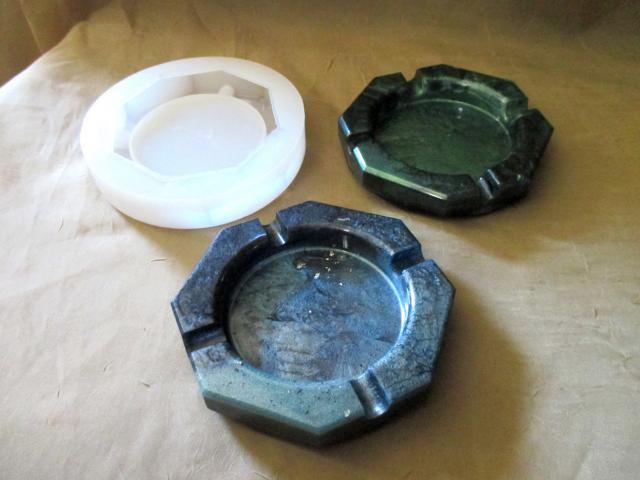 Ashtray Casting Mold - for Epoxy Resin, Clay or other Casting Mediums
