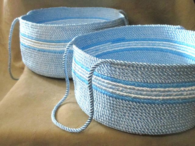 Rope Basket, Storage Basket, Catch All, Rope Bowl