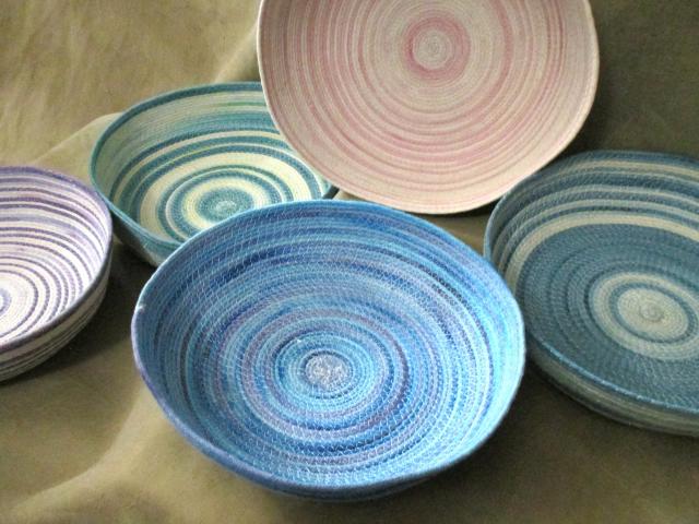 Rope Bowls,  Handmade Cotton Rope Bowls