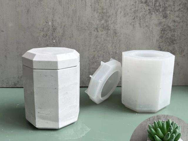 Mold - Large Candle Jar - Container or canister - for Epoxy, Concrete, Clay or other casting medium