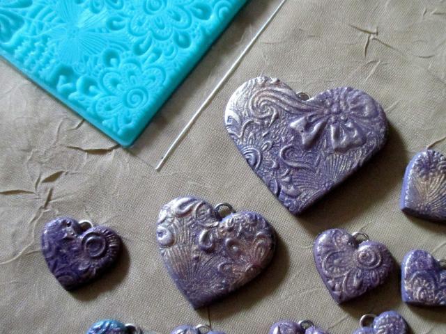 Mat Mold and Stamp - Texture for Clay, Polymer Clay, Resin and casting - Silicone Cling Stamp