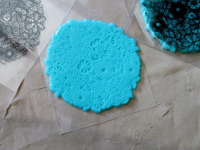 Mat Mold and Stamp - Texture for Clay, Polymer Clay, Resin and casting - Silicone Cling Stamp