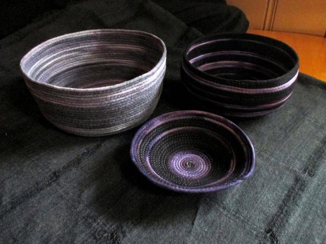 Rope Bowls,  Handmade Cotton Rope Bowls