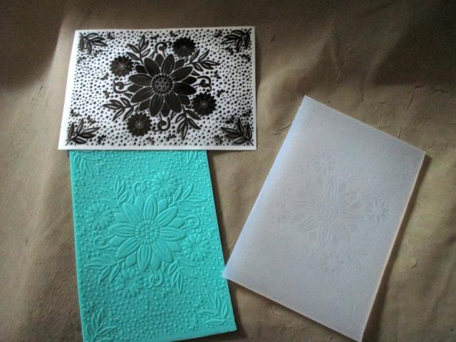Floral Mat Mold and Stamp - Texture for Clay, Polymer Clay, Resin and casting - Silicone Cling Stamp