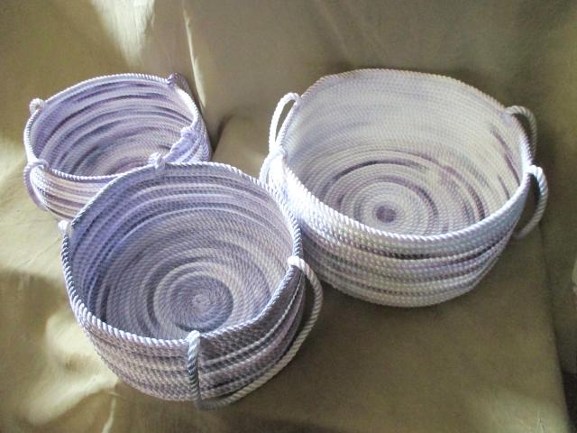 Rope Basket, Gathering Basket, Storage Basket, Catch All