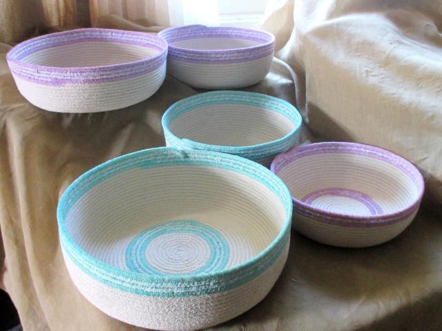 Cotton Rope Basket, Gift Basket, Craft Basket, Gathering Basket, Storage Basket