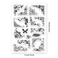 Borders and Scrolls - Stamps - Silicone Cling Stamp - Texture Embossing Stamp