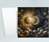 Sun and Moon - Greeting Cards