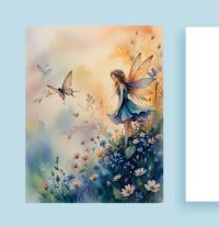 Fairy - Greeting Cards - Fae Note Cards, Single or Bulk Pack of 10
