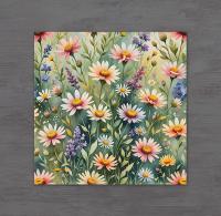 Flowers - Original Art Card - Single Card or Bulk 10 Pack of Gift Cards