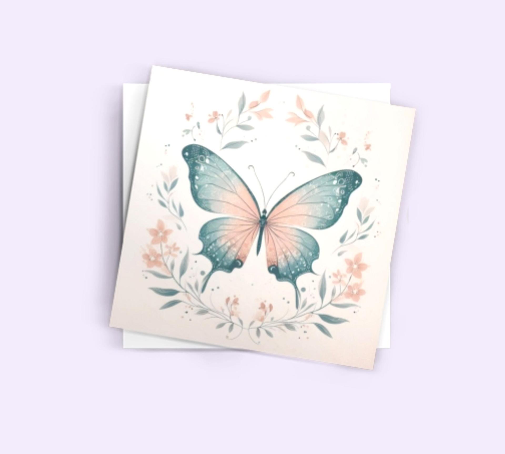 Butterfly Greeting Cards, Birthday, Invitations, Thank You Cards