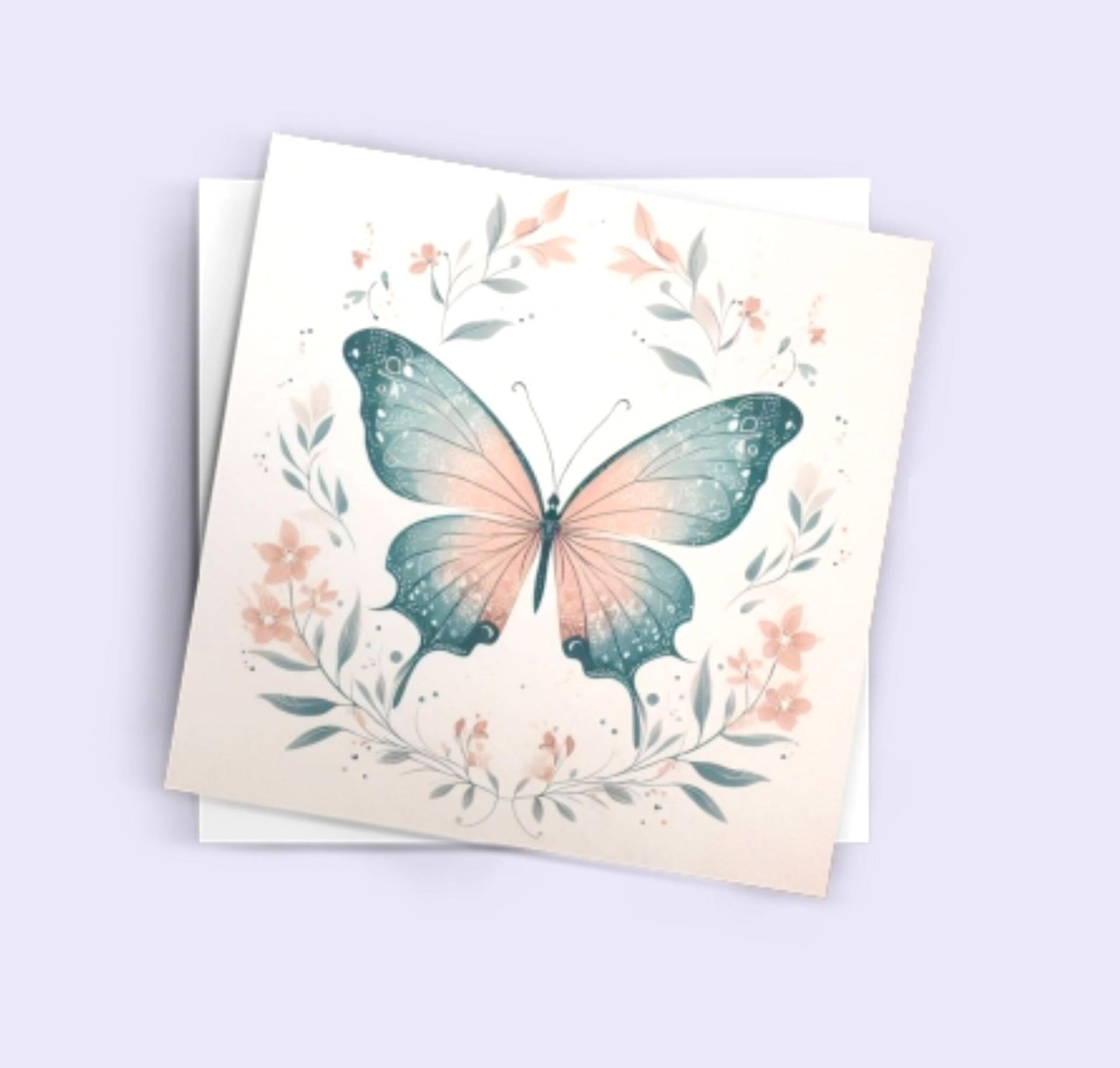 Butterfly Greeting Cards, Birthday, Invitations, Thank You Cards