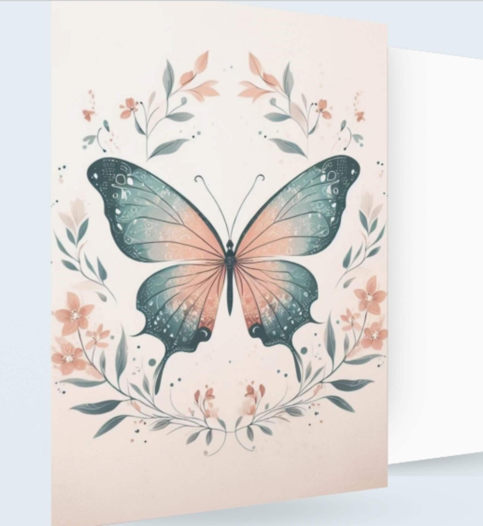 Butterfly Greeting Cards, Birthday, Invitations, Thank You Cards