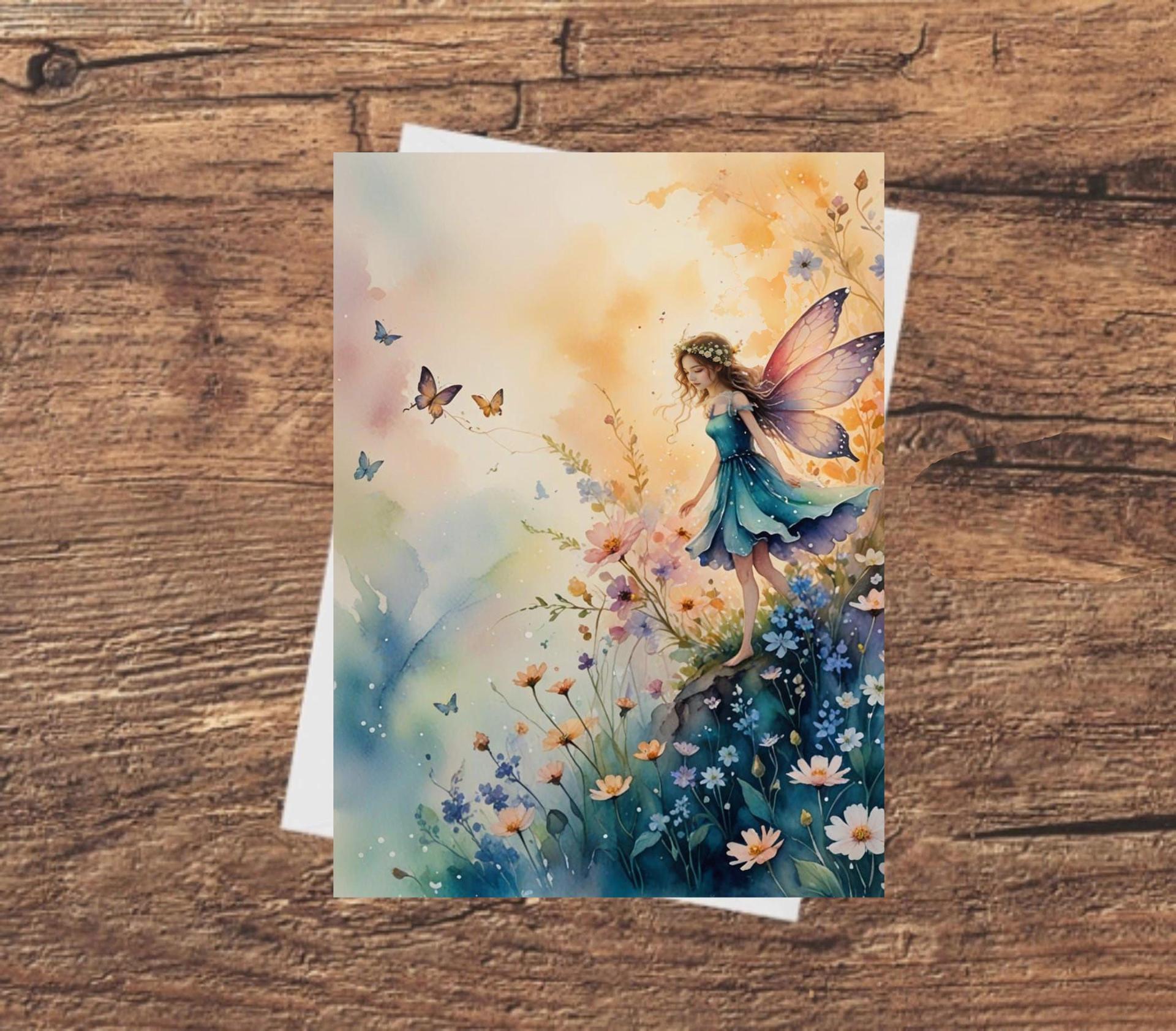 Fairy - Greeting Cards - Fae Note Cards, Single or Bulk Pack of 10