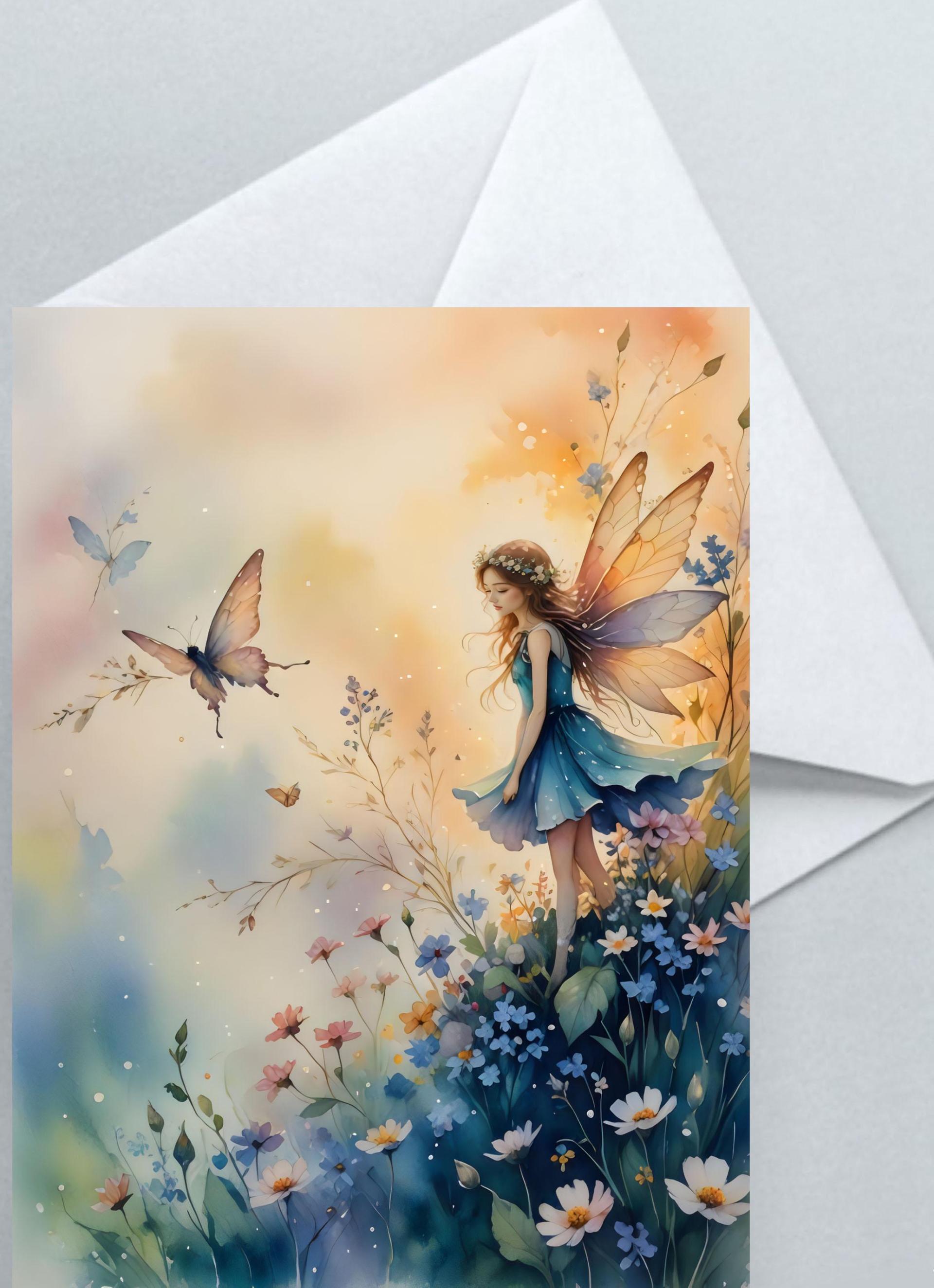 Fairy - Greeting Cards - Fae Note Cards, Single or Bulk Pack of 10