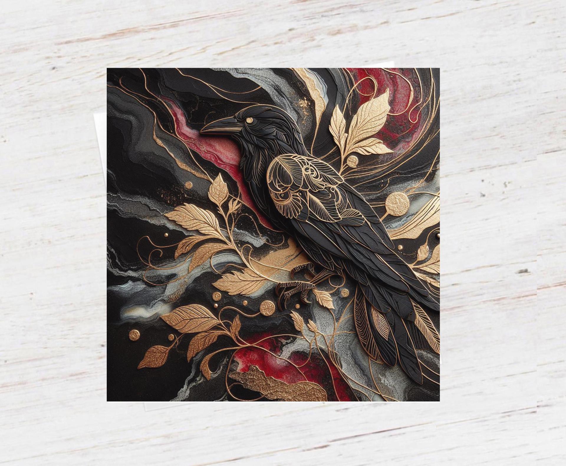 Raven - Large Cards, Notecards, Birthday, Invites