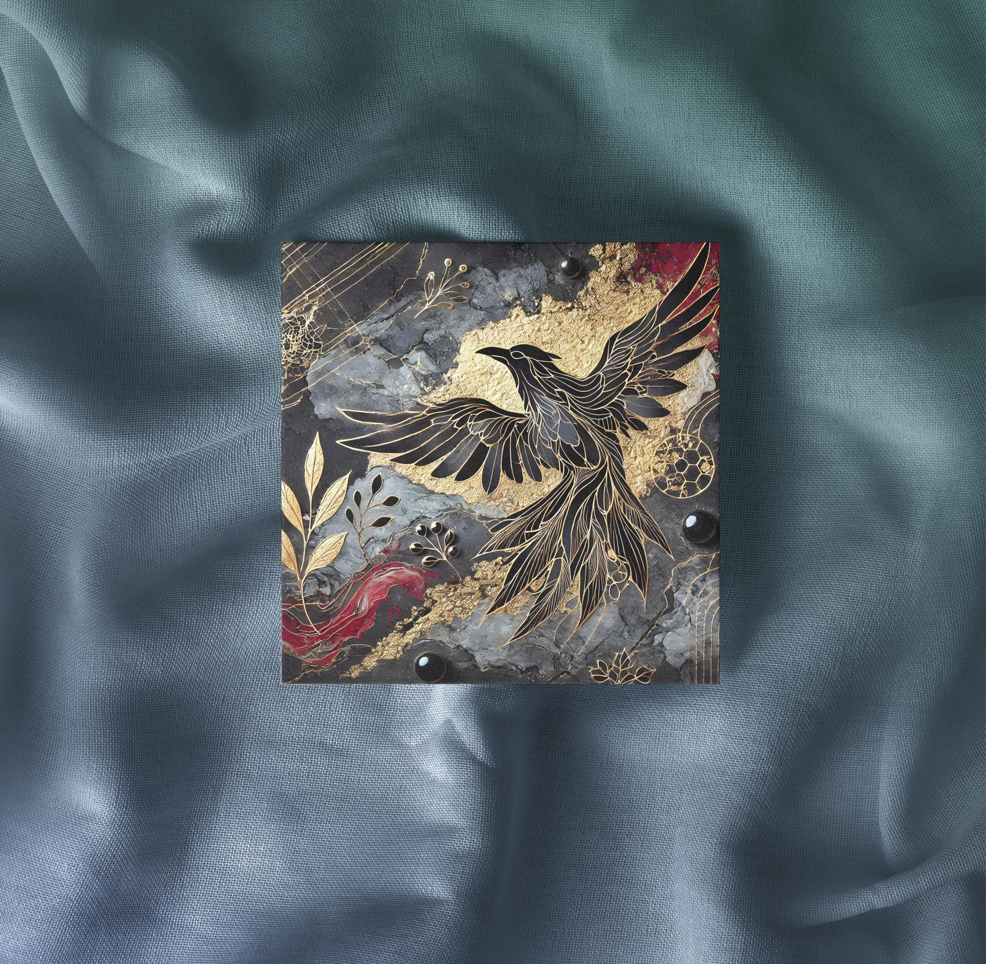 Raven - Large Cards, Notecards, Birthday, Invites
