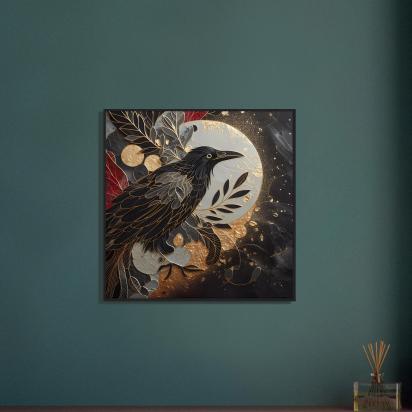 Raven Print - Framed or Unframed - Original Art - Print on Paper